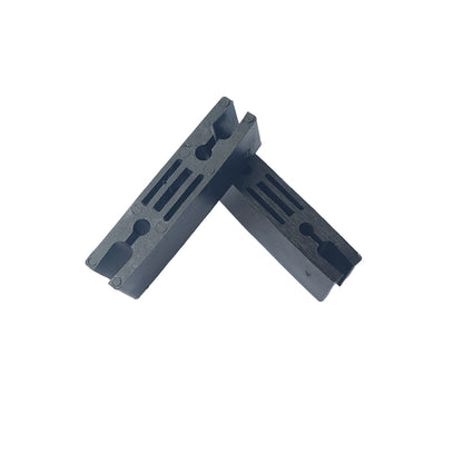 50pcs 50*11*13  Elevator Door Slider Black Basement L50mm W11mm H13mm Elevator Parts