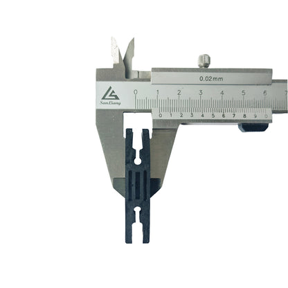 50pcs 50*11*13  Elevator Door Slider Black Basement L50mm W11mm H13mm Elevator Parts