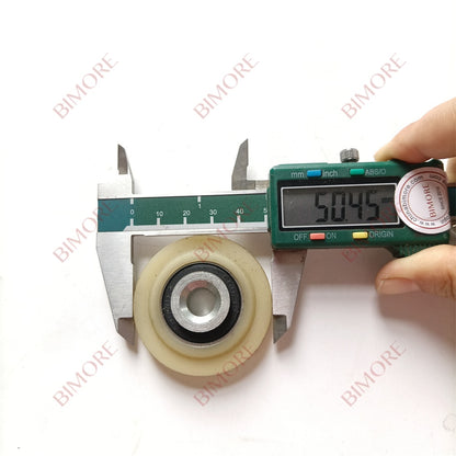 20PCS/LOT Elevator Steel Wire Rope Roller OD:50mm Thickness:9mm Bearing 6002 50*9*6002
