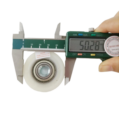 Lote de 20 rodillos de cable de acero para ascensores, diámetro exterior de 50 mm, grosor de 9 mm, rodamiento 6002