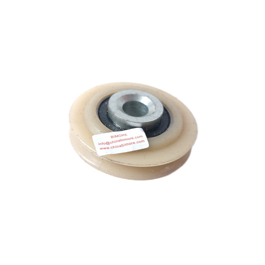 Lote de 20 rodillos de cable de acero para ascensores, diámetro exterior de 50 mm, grosor de 9 mm, rodamiento 6002