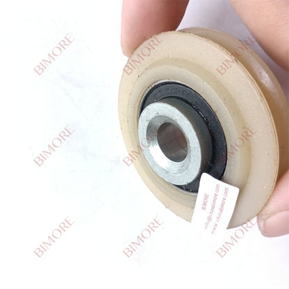 20PCS/LOT Elevator Steel Wire Rope Roller OD:50mm Thickness:9mm Bearing 6002 50*9*6002