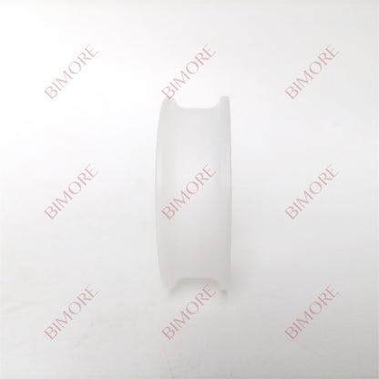 20PCS/LOT Elevator Door Hanger Roller for QKS11 Size:54x17x6200 White Nylon Wheel OD 54mm W 17mm Bearing 6200