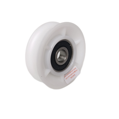 20PCS/LOT Elevator Door Hanger Roller for QKS11 Size:54x17x6200 White Nylon Wheel OD 54mm W 17mm Bearing 6200