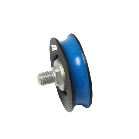 10PCS/LOT Elevator Door Hanger Roller HAA456AR 56*15*6201 Lift Spare Parts Blue Iron Wheel OD 56mm W 15mm Bearing 6201 Screw M10