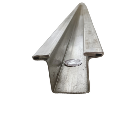 1 Meter Escalator Parts Handrail Guide Rail W 56mm H 37mm Customized