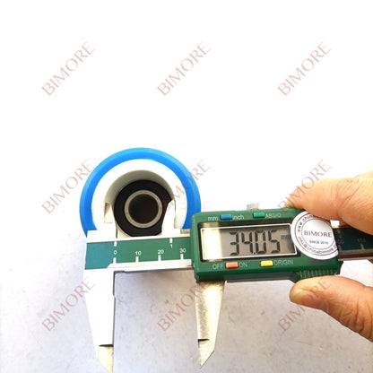 Lote de 20 rodillos de soporte para pasamanos de escalera mecánica XAA290CZ1, color azul, 60 x 55 x 6202 mm de diámetro exterior, 60 mm de ancho y 55 mm de ancho.