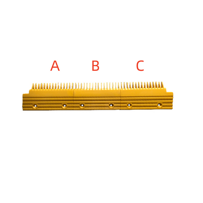 5PCS/LOT Escalator Comb Plate Yellow ABS 655B013 H06 655B013H06 HE655B013 Use for Hyndai Parts