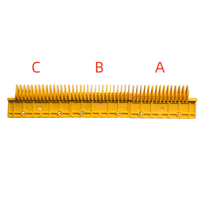 5PCS/LOT Escalator Comb Plate Yellow ABS 655B013 H06 655B013H06 HE655B013 Use for Hyndai Parts