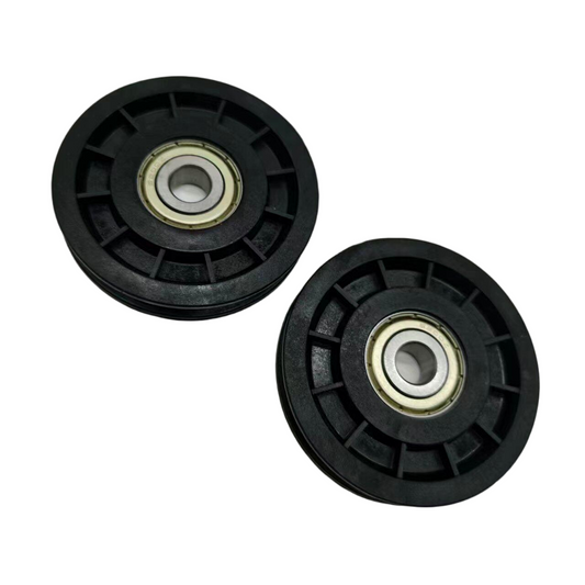 10PCS/LOT Elevator Door Hanger Roller 66*11*6200 Lift Spare Parts Black Nylon Steel Wire Rope Wheel  66x11x6200 OD 66mm W 11mm Bearing 6200