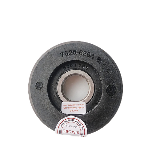 Lote de 50 rodillos de cadena para escaleras mecánicas, diámetro exterior de 70 mm, altura de 25 mm, 70 x 25 mm, 6204