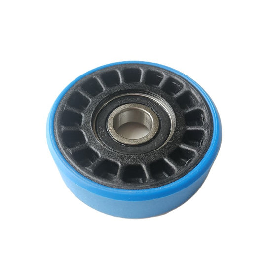 Lote de 50 rodillos para escaleras mecánicas 76,2 x 22-6203. Diámetro exterior: 76,2 mm. Altura: 22 mm. Diámetro interior: 12 mm. Rodamiento: 6203.