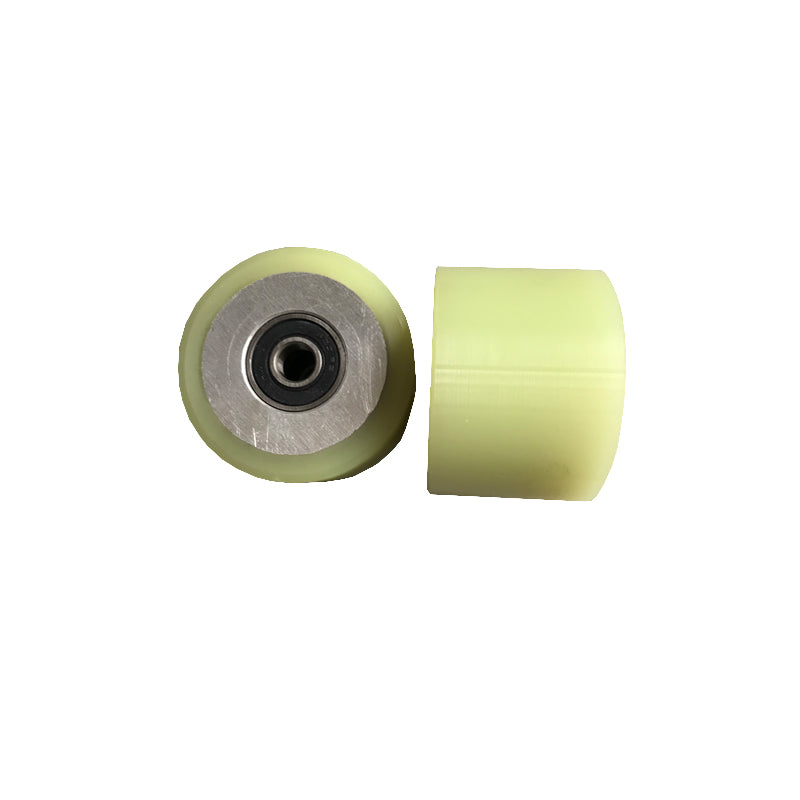Lote de 10 rodillos tensores para cadena de escalera mecánica GAA332Z, diámetro exterior: 76 mm, altura: 54 mm, rodamiento 6201