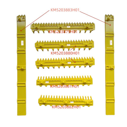 2SETS/LOT Escalator Demarcation Yellow Plastic Sidewalk KM5203879H01 KM5203880H01 KM5203881H01 KM5203882H01 KM5203883H01