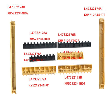 24PCS/LOT Escalator Demarcation Yellow Black Strip L47332174A L47332174B L47332172A L47332172B L47332175A L47332175B L47332173A L47332176A