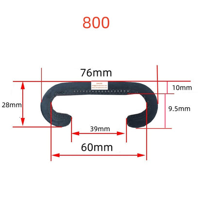 Escalator Handrail Black Rubber Belt 800 Type C800 Use for Otis Parts W 76mm H 28mm Customized Length