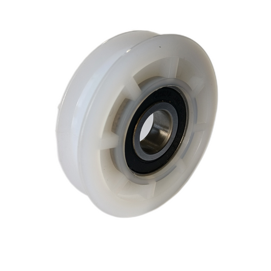10PCS/LOT 85*20*6204 Elevator Door Hanger Roller OD 80 H 20mm Bearing 6204 White Nylon