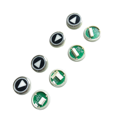 20pcs Elevator Parts A4J141673 Elevator Button  WHITE Light Use for Ground Floor/ Middle Floor/ Top Floor