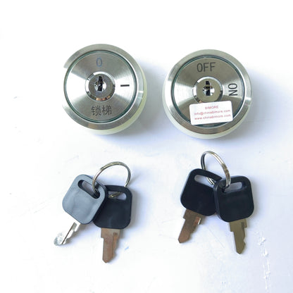 5sets Elevator Parts Lock&Key A4J19289 A3 A4N19290 18477 ON/OFF
