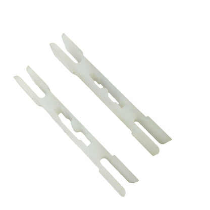 50pcs 105*16 Elevator Door Slider Basement Plastic L150mm H16mm W14mm White Plastic Basement