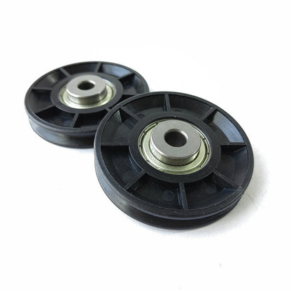 10pcs Elevator Door Hanger Rope Roller 64*11*6200 OD64mm W11mm Bearing