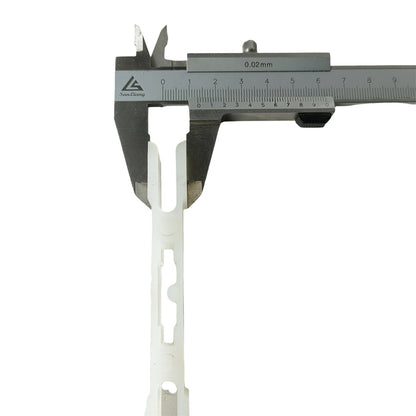 50pcs 105*16 Elevator Door Slider Basement Plastic L150mm H16mm W14mm White Plastic Basement