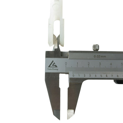 50pcs 105*16 Elevator Door Slider Basement Plastic L150mm H16mm W14mm White Plastic Basement