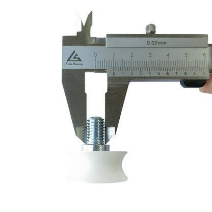 10pcs Lift Roller 32x15xM10 Elevator Eccentric Door Hanger Roller OD32mm W15mm