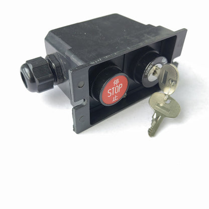1PCS KT-C Escalator Stop Switch Box Escalator Switch Lock and Key