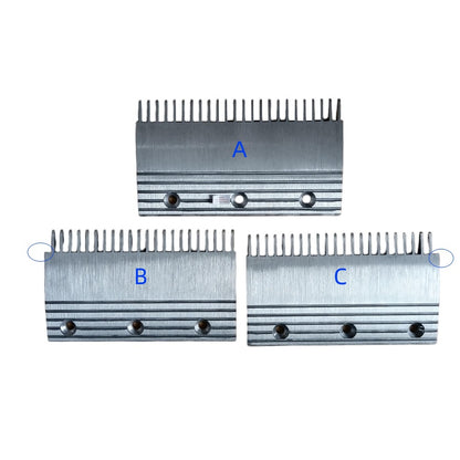 5PCS/LOT Escalator Comb Plate 22T 24T ALX200363H ALX200363R ALX200363 AL L 190mm/204mm W 115mm 3 Holes