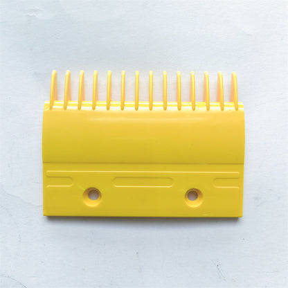 20PCS Escalator Comb YS017B313 HS017B313 Plastic Comb 14T L127mm W93mm Hole Space 64mm Yellow