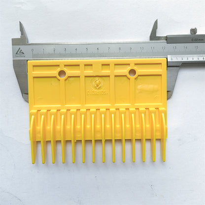 20PCS Escalator Comb YS017B313 HS017B313 Plastic Comb 14T L127mm W93mm Hole Space 64mm Yellow
