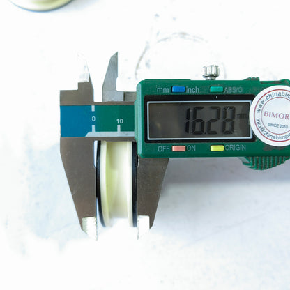 10pcs FAA456X1 Elevator Door Hanger Roller WO Axle 56X16mm OD56mm White Iron Wheel