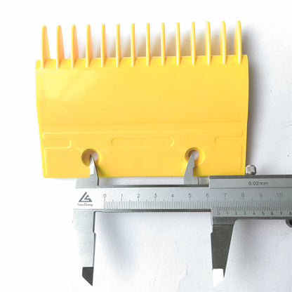 20PCS Escalator Comb YS017B313 HS017B313 Plastic Comb 14T L127mm W93mm Hole Space 64mm Yellow