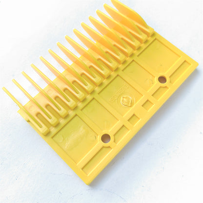 20PCS Escalator Comb YS017B313 HS017B313 Plastic Comb 14T L127mm W93mm Hole Space 64mm Yellow