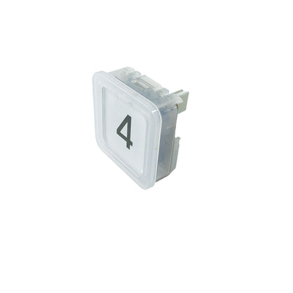 10pcs BR34C-BS34C Elevator Parts Push Button Blue White White Light Plastic Square Button