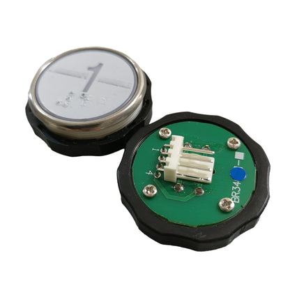 10pcs Elevator Parts Elevator Button BR34C Light Blue