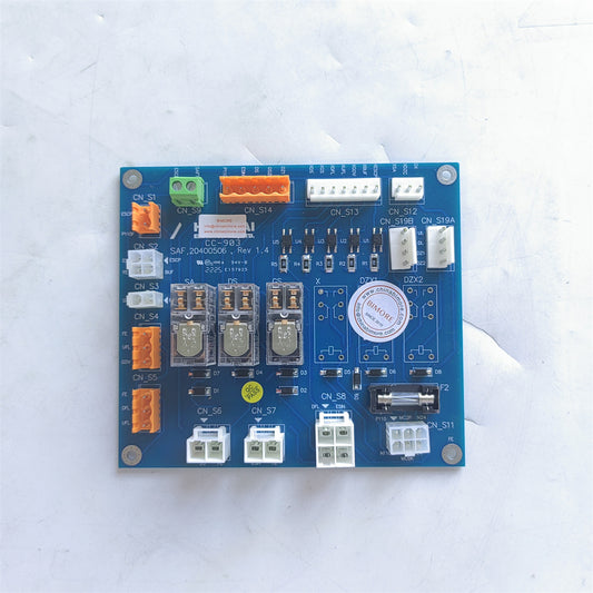 1PCS CC-903 Rev 1.4 Elevator Relay Board SAF 20400506 Cc-903 Rev 1.4 Lift PCB Cards