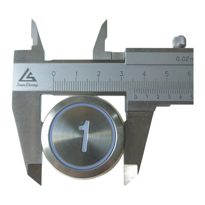 10PCS Elevator Button DA511 G01 DC 24V Red Light Without Braille