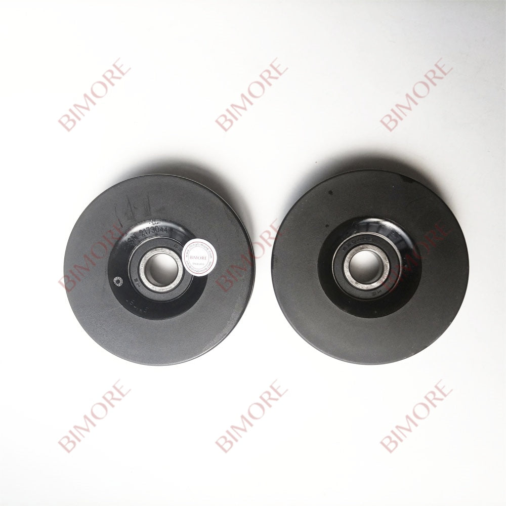 Lote de 5 rodillos para pasamanos de escalera mecánica DEE217304, diámetro exterior 120 mm, altura 33 mm, diámetro interior 20 mm, rodamiento de 4,72 pulgadas, 6204rs