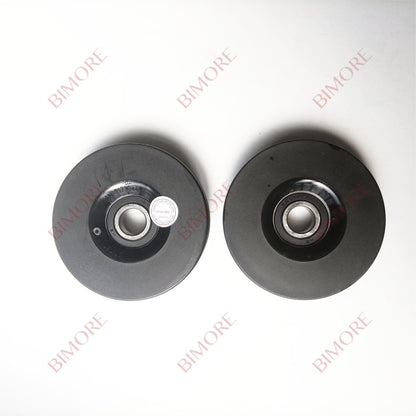Lote de 5 rodillos para pasamanos de escalera mecánica DEE217304, diámetro exterior 120 mm, altura 33 mm, diámetro interior 20 mm, rodamiento de 4,72 pulgadas, 6204rs