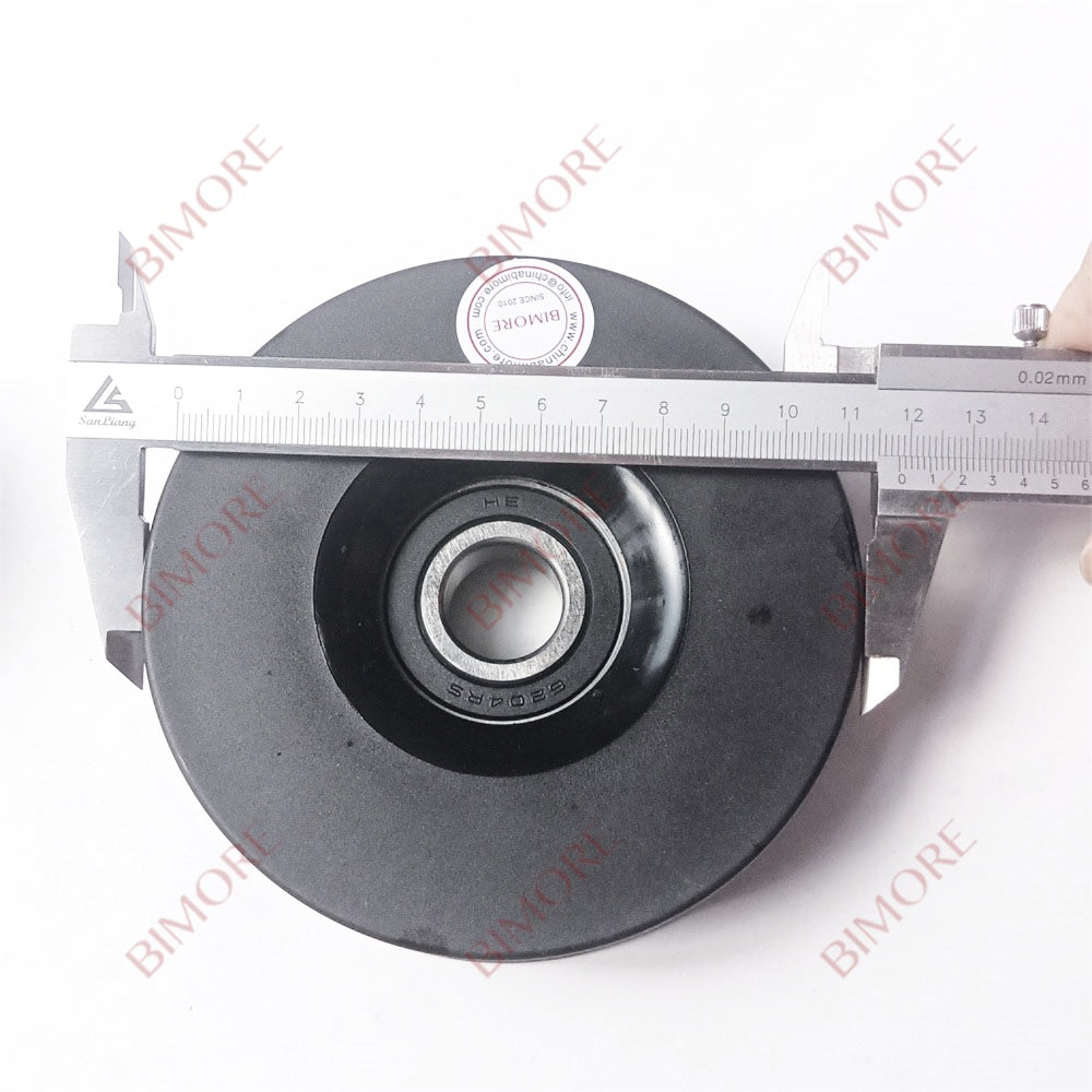 Lote de 5 rodillos para pasamanos de escalera mecánica DEE217304, diámetro exterior 120 mm, altura 33 mm, diámetro interior 20 mm, rodamiento de 4,72 pulgadas, 6204rs