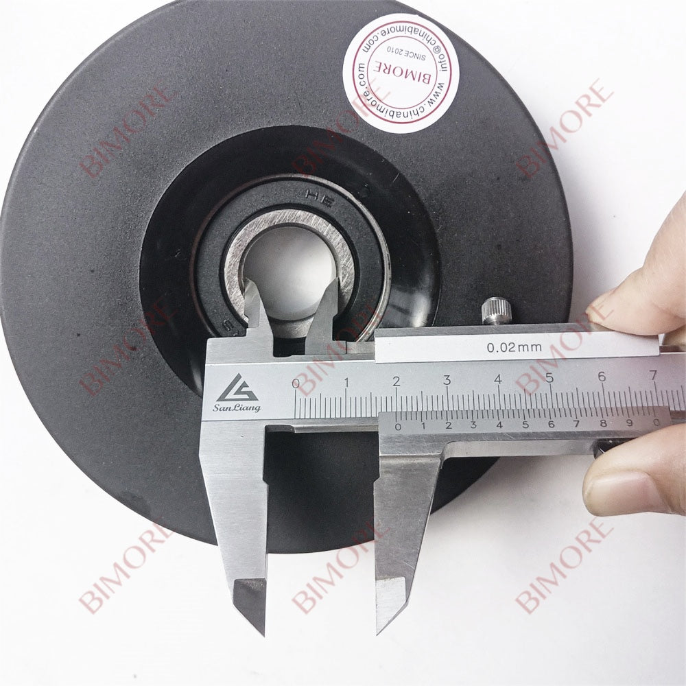 Lote de 5 rodillos para pasamanos de escalera mecánica DEE217304, diámetro exterior 120 mm, altura 33 mm, diámetro interior 20 mm, rodamiento de 4,72 pulgadas, 6204rs