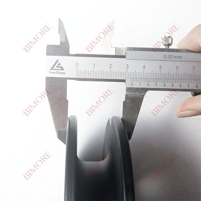 Lote de 5 rodillos para pasamanos de escalera mecánica DEE217304, diámetro exterior 120 mm, altura 33 mm, diámetro interior 20 mm, rodamiento de 4,72 pulgadas, 6204rs