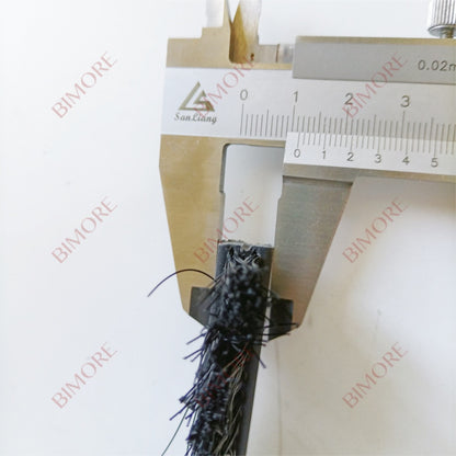 for ECO3000 Escalator Parts Single-row Skirt Deflector Brush Black Nylon DEE4017572 11.5*33 W 11.5mm H 33mm With Base Customize