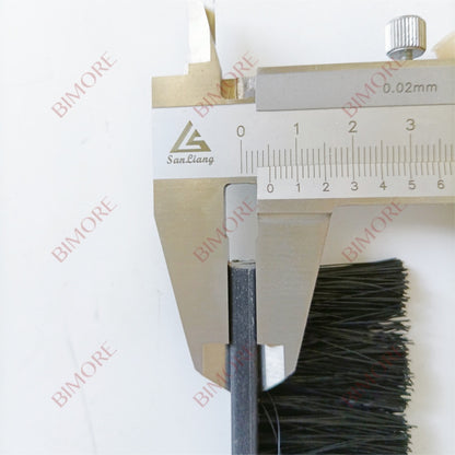 for ECO3000 Escalator Parts Single-row Skirt Deflector Brush Black Nylon DEE4017572 11.5*33 W 11.5mm H 33mm With Base Customize