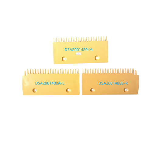30PCS/LOT Escalator Comb DSA2001488A-L DSA2001489-M DSA2001488B-R Escalator Plastic Yellow Comb Plastic Comb