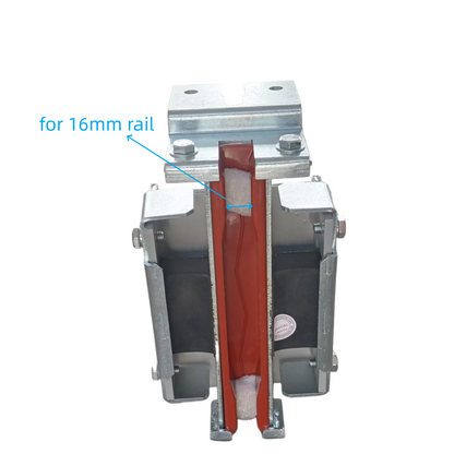 1PC/LOT DXP126-08 Used for Mitsubishi Elevator High-speed Guide Shoe 2-hole Hole Space 90mm 3 In 1 Insert 230x10/230x16 Lining L 230mm for 10mm 16mm Rail