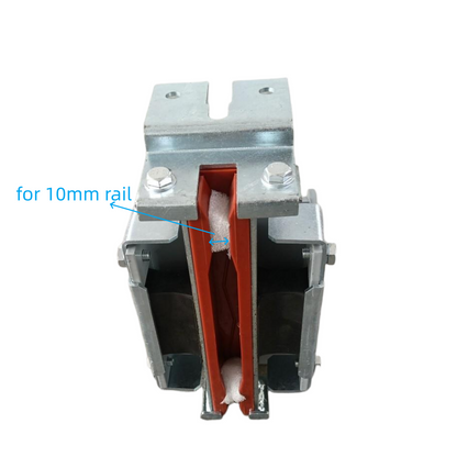 1PC/LOT DXP126-08 Used for Mitsubishi Elevator High-speed Guide Shoe 2-hole Hole Space 90mm 3 In 1 Insert 230x10/230x16 Lining L 230mm for 10mm 16mm Rail