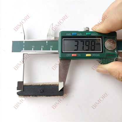 100 piezas/lote FAA470E 50*15 corredera de puerta de ascensor de fieltro para sótano (largo 50 mm, ancho 14 mm, alto 15 mm)